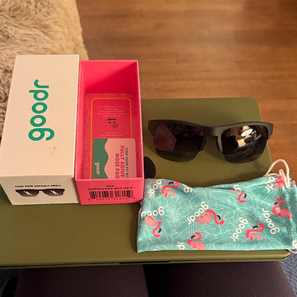 Goodr Flex G Sunglasses in That New Asphalt Smell